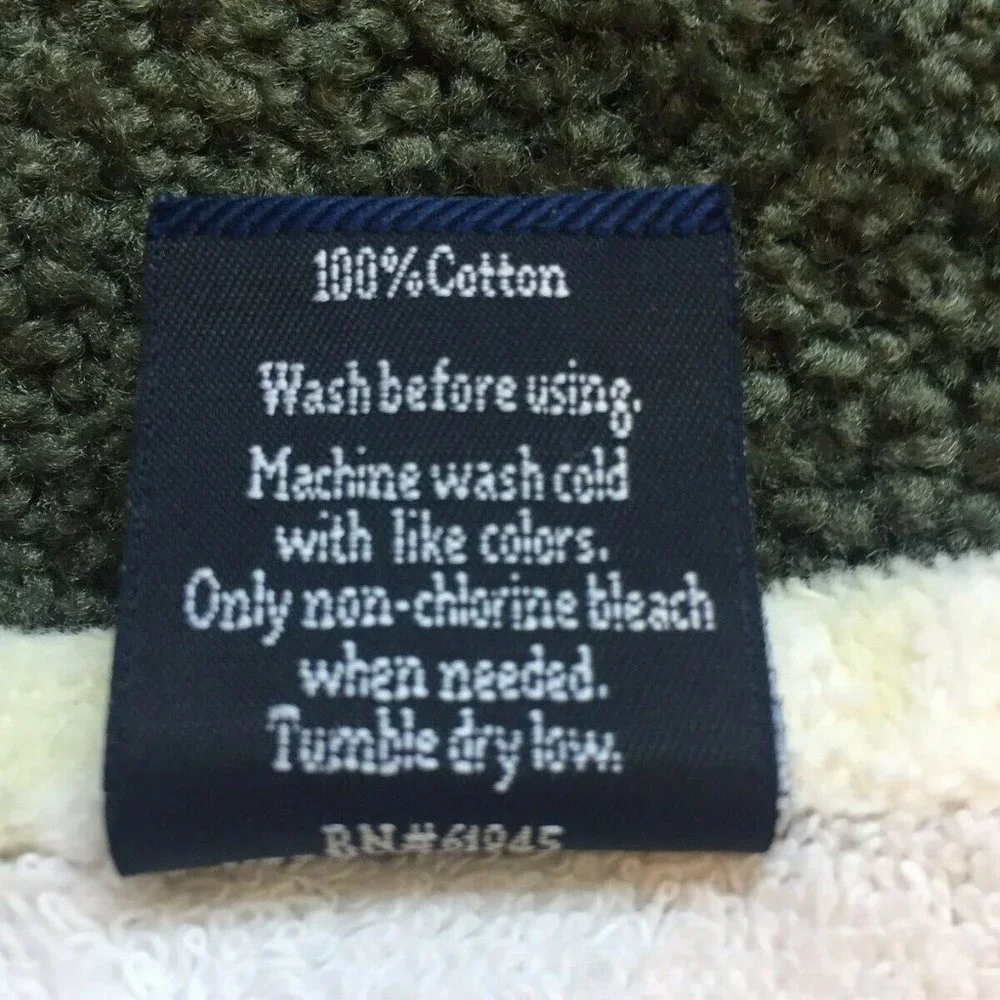 Croft & Barrow Eden Park Butterfly Hand Towel 100% Cotton 16
